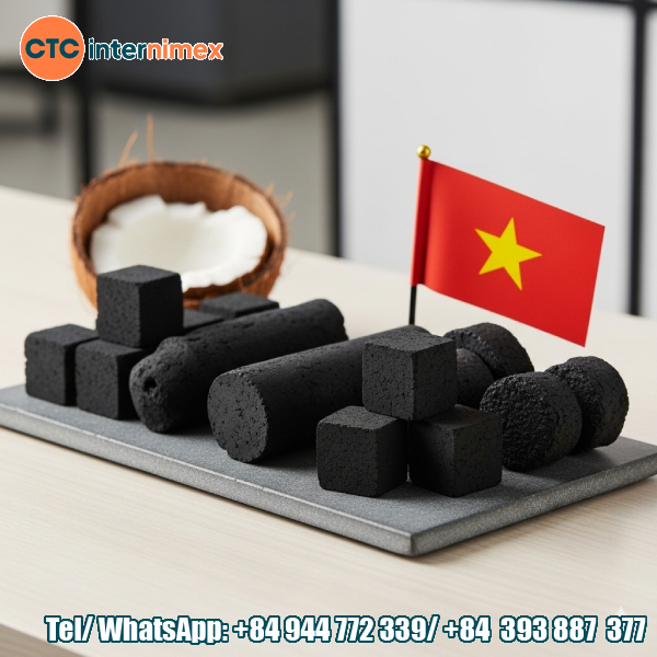 Vietnam Coconut Charcoal | Export High-Quality Charcoal - CTC Internimex